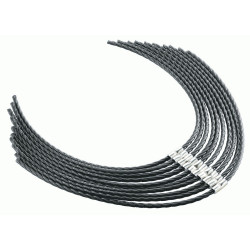 Fils haute performance pour débroussailleuse - 37 cm - Ø 3,5 mm pour AFS 23-37 (10 pièces) de marque BOSCH, référence: J7153900