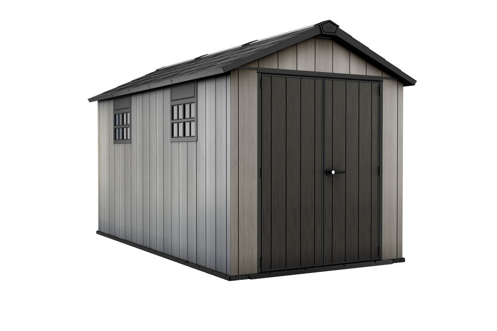 Abri jardin résine Brossium®/Oakland 7513 10 m² - Gris