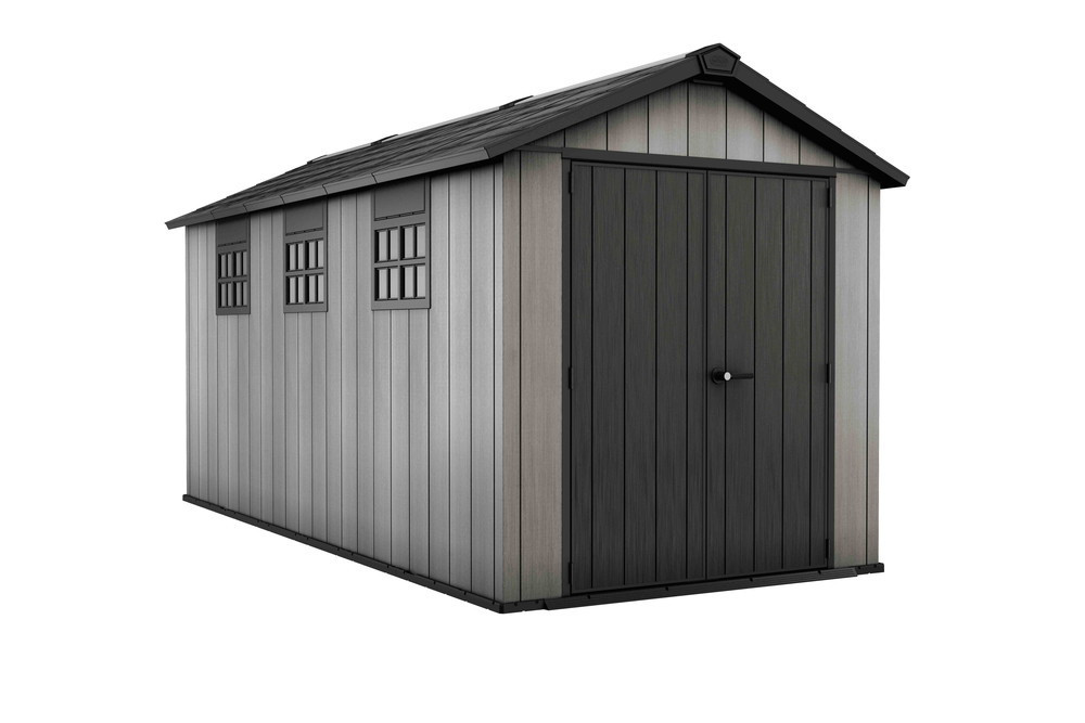 Abri jardin résine Brossium®/Oakland 7515 11 m² - Gris