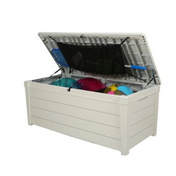 Coffre de piscine en résine Pool Box 120G 455 l - blanc de marque CHALET & JARDIN, référence: J7131400