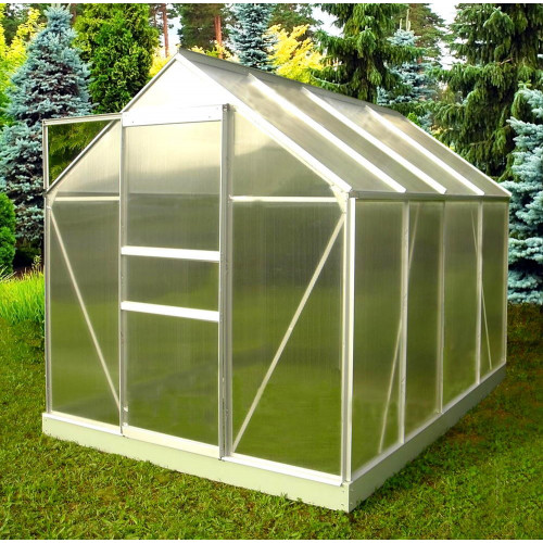 Serre de jardin en Polycarbonate et alu 4,6 m2