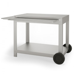 Desserte Exclusive Ingénieuse Inox - 122x89x75 cm - Poids 27,5kg - LE MARQUIER