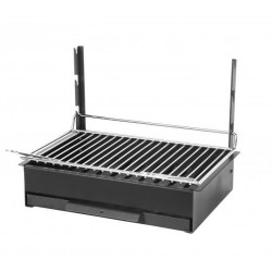 Barbecue Charbon Original Vulcain 48 x 28 cm - Acier - LE MARQUIER