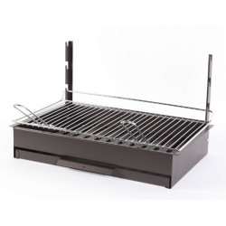 Barbecue Charbon Original Vulcain 61 x 33 cm - Acier - LE MARQUIER