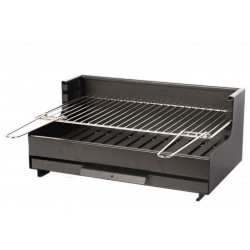 Barbecue Charbon Original Vulcain 54 x 32 cm - Acier - LE MARQUIER