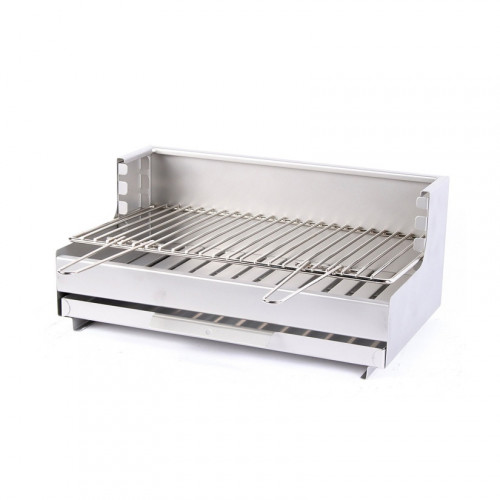 Barbecue Charbon Original Vulcain 54 x 32 cm - Inox - LE MARQUIER