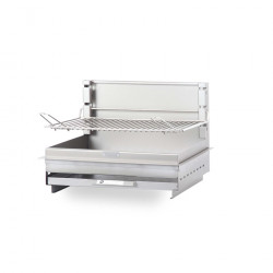 Barbecue Charbon Vintage Montory 61 x 40 cm - Inox de marque LE MARQUIER, référence: J7165400