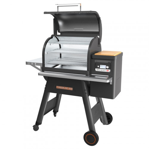 Barbecue à pellet Timberline 850 - 3 niveaux de grille en inox - 10,5 Kw - 117x71x130 cm - Traeger