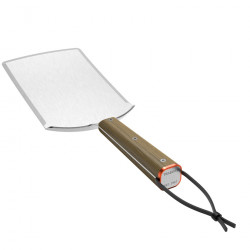 Grande spatule en inox pour barbecue - manche bois - 15 x 24 cm - 0,96 kg de marque Traeger, référence: J7169000