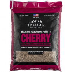 Pellets pour barbecue Cherry - Sac de 9 kg - 100% naturel de marque Traeger, référence: J7170000