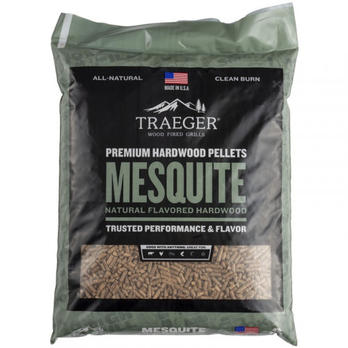Pellets pour barbecue Mesquite - Sac de 9 kg -100% naturel - Traeger