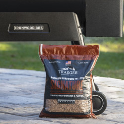 Pellets pour barbecue Signature Blend - Sac de 9 kg - 100% naturel - Traeger