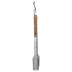 Pince en acier inoxydable pour barbecue - manche en bois - 42 cm - 0,5 kg de marque Traeger, référence: J7170500