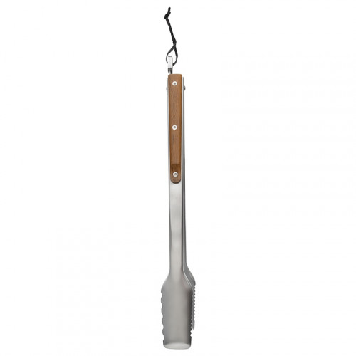 Pince en acier inoxydable pour barbecue - manche en bois - 42 cm - 0,5 kg - Traeger