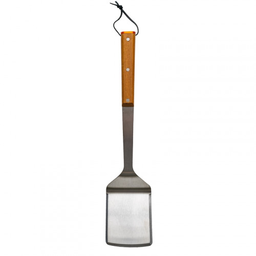 Spatule en acier inox pour barbecue - manche en bois - 43 cm - Traeger