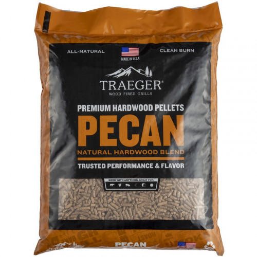 Pellets pour barbecue Pecan - Sac de 9 kg - 100% naturel - Traeger