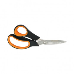 Ciseaux à végétaux de récolte Solid™ SP-240 - lames acier inoxydable - manche Softgrip de marque FISKARS, référence: B7175200