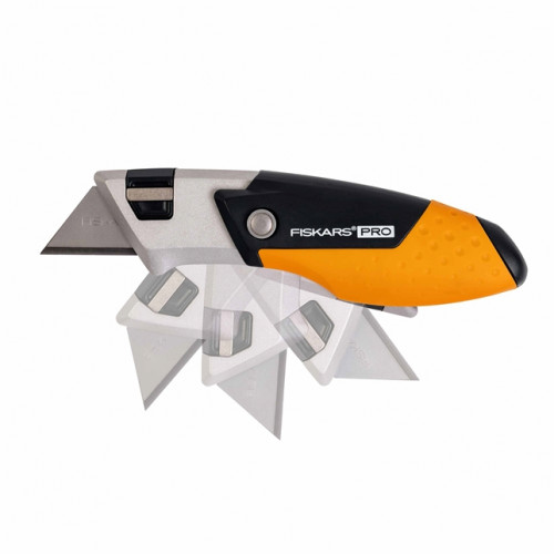 Cutter pliable compact Pro CarbonMax™ - lame à double verrou - FISKARS