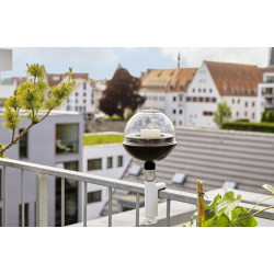 Support pour balcon ClickUp!  -  garde-corps de 1 à 6 cm et diamètre jusqu'à 5 cm - GARDENA