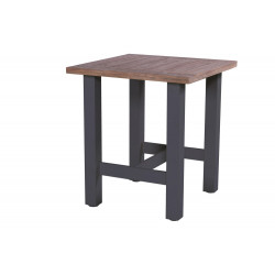 Table Sophie Yasmani 180 x 95 cm - plateau en bois - pieds en aluminium anthracite de marque CHALET & JARDIN, référence: J7187400
