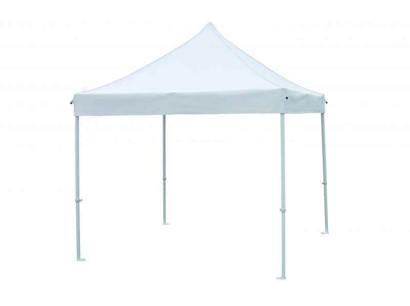 Tonnelle pliante Barnum avec un sac de transport - poteaux en acier - 3 x 3 m - Blanc