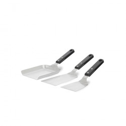 Kit 3 spatules - inoxSpatule, Spatule longue et Spatule à rebords