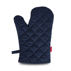 Gant anti-chaleur en coton pour barbecue - Taille unique - Bleu marine - LE MARQUIER