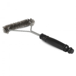 Brosse T inox pour nettoyage de barbecue - manche plastique noir de marque LE MARQUIER, référence: J7193500