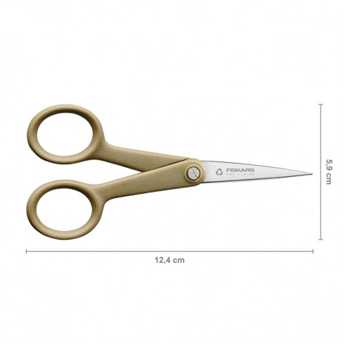 Ciseaux de couture ReNew - lames fines affûtées en acier inoxydable - 13 cm - FISKARS