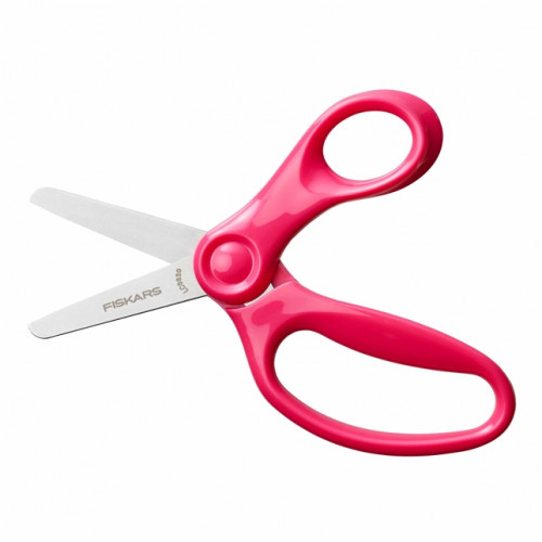 Ciseaux à bout rond pour enfants à partir de 6 ans - rose - 13 cm - FISKARS