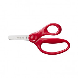 Ciseaux à bout rond pour enfants à partir de 6 ans - rouge - 13 cm - FISKARS