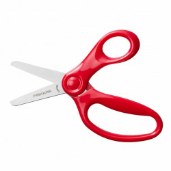 Ciseaux à bout rond pour enfants à partir de 6 ans - rouge - 13 cm - FISKARS