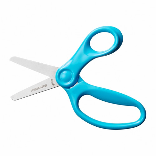 Ciseaux à bout rond pour enfants à partir de 6 ans - turquoise - 13 cm - FISKARS