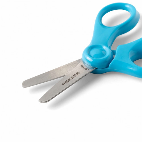 Ciseaux à bout rond pour enfants à partir de 6 ans - turquoise - 13 cm - FISKARS