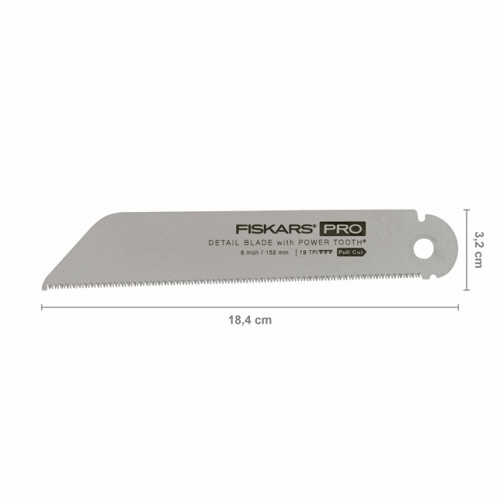 Lame de remplacement scie à coupe tirante 15 cm, 19 TPI Pro Power Tooth - FISKARS