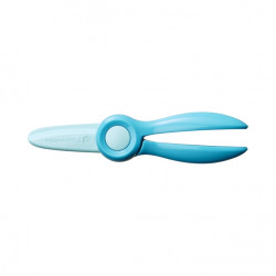 Premiers ciseaux pour enfants à partir de 2 ans - lames en plastique - bleu de marque FISKARS, référence: B7179600