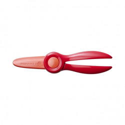 Premiers ciseaux pour enfants à partir de 2 ans - lames en plastique - rouge de marque FISKARS, référence: B7179700