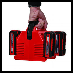Chargeur Power X-Quattrocharger 4 A 2x2 – 18 V – 4 A – 4 emplacements batteries pour les batteries Power X-Change - EINHELL 