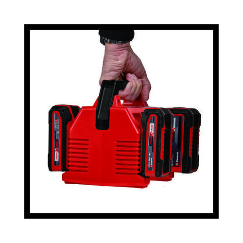 Chargeur 2x2 Power-X-Quattrocharger 4 A 18 V pour les batteries Power X-Change - EINHELL 