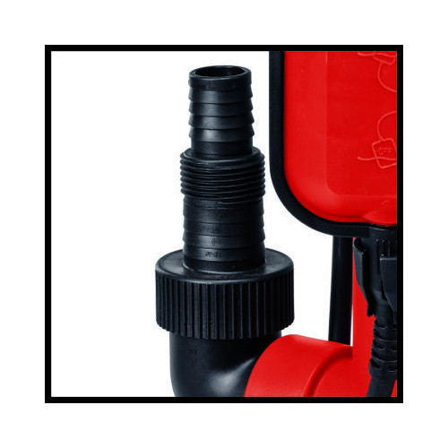 Pompe d’évacuation eaux chargées – GC-DP 3325 – 330 W – 9 500 L/h – HMT 6 m – particules Ø 25 mm – câble 10 m - EINHELL 