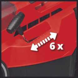 Tondeuse à gazon sans fil – GE-CM 36/37 Li – largeur de coupe 37 cm – jusqu’à 400 m² – 2 batteries 3,0 Ah + 2 chargeurs - EINHELL 