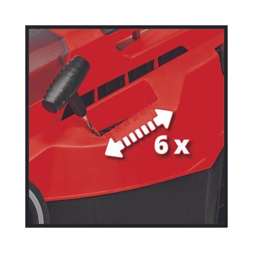 Tondeuse à gazon sans fil – GE-CM 36/37 Li – largeur de coupe 37 cm – jusqu’à 400 m² – 2 batteries 3,0 Ah + 2 chargeurs - EINHELL 