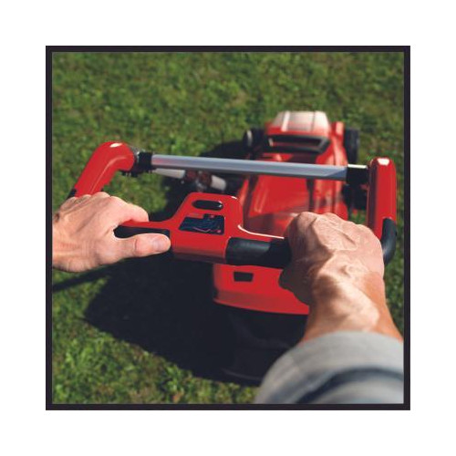 Tondeuse à gazon sans fil – GE-CM 36/37 Li – largeur de coupe 37 cm – jusqu’à 400 m² – 2 batteries 3,0 Ah + 2 chargeurs - EINHELL 