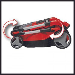 Tondeuse à gazon sans fil – GE-CM 36/37 Li – largeur de coupe 37 cm – jusqu’à 400 m² – 2 batteries 3,0 Ah + 2 chargeurs - EINHELL 