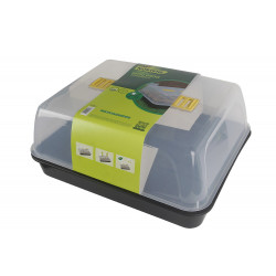 Mini-serre pour semis Rapid Grow en polypropylène - noir/transparent de marque NORTENE , référence: J7202200