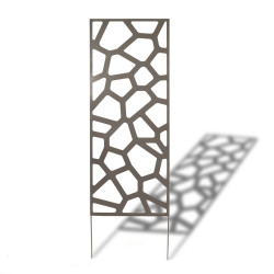 Panneau en métal Deco Panel ardoise - 0,60 x 1,50 m- pose murale ou sur sol meuble de marque NORTENE , référence: J7202700