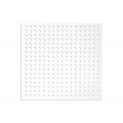 Panneau décoratif Moon blanc - 1 m carré en résine polypropylène - fixé au mur de marque NORTENE , référence: J7203200