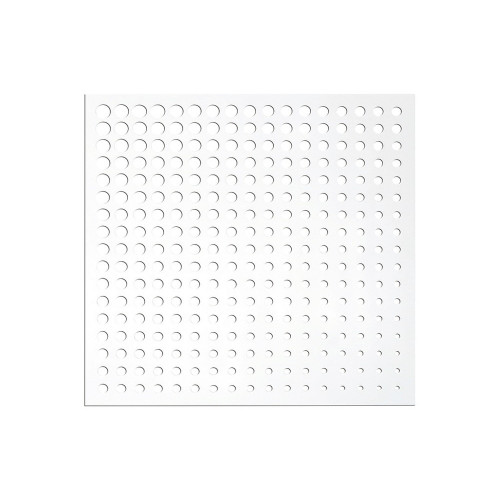 Panneau décoratif Moon blanc - 1 m carré en résine polypropylène - fixé au mur - NORTENE 