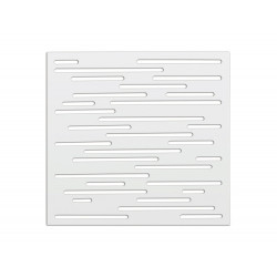 Panneau décoratif Nautic blanc - 1 m carré en résine polypropylène - fixé au mur de marque NORTENE , référence: J7203500