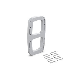 Accessoire latéral pour penderie rabattable pour armoire Sling, Peint en aluminium - EMUCA
